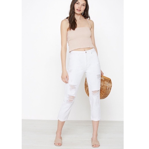 PacSun Clubhouse Mom Distressed High Waisted Jeans - Picture 4 of 4